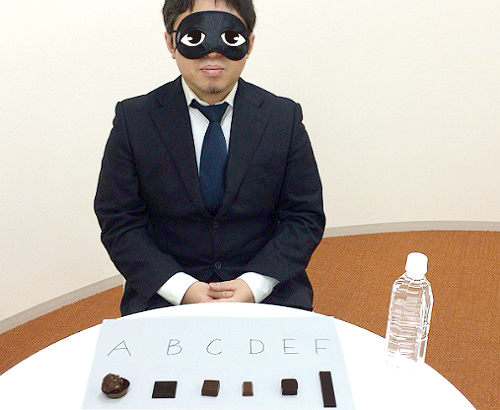 押尾と6種類のチョコ