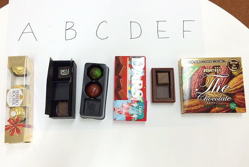 チョコレートラインナップ2