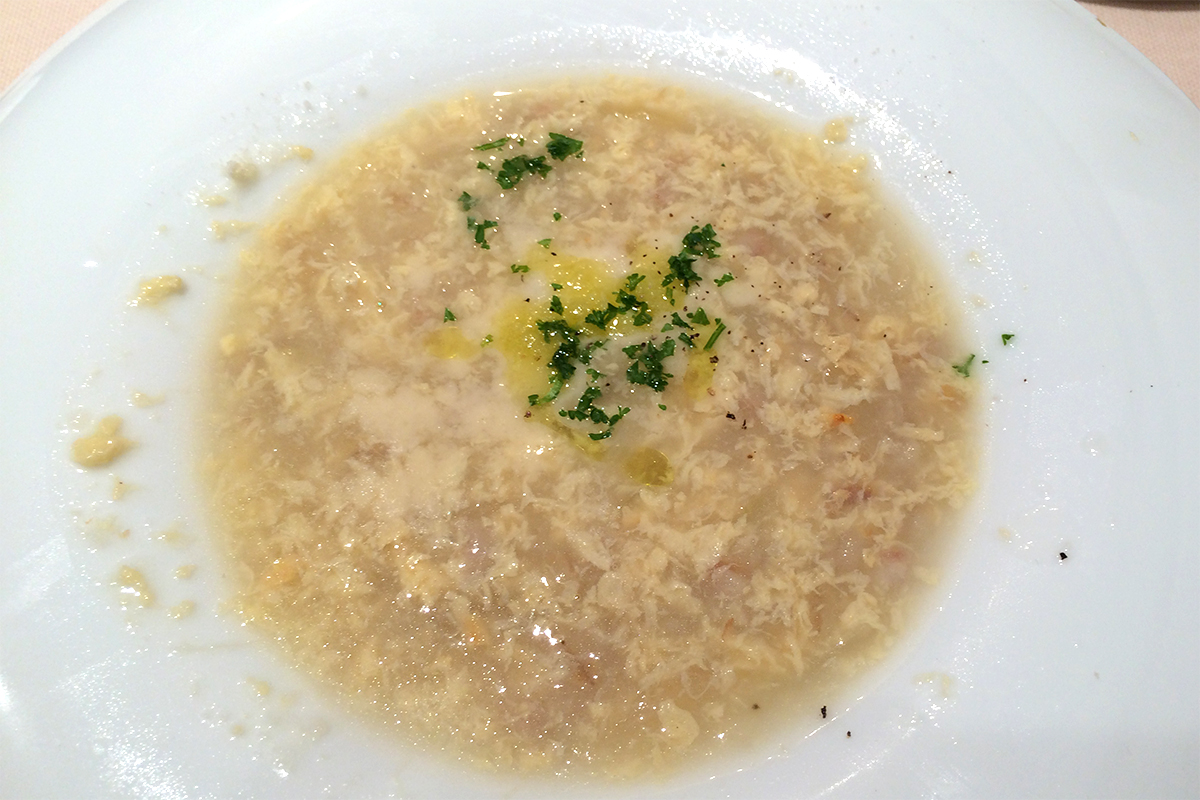 大麦と新玉ねぎのスープ