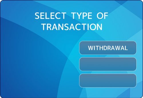 取引内容選択 ELECT TYPE OF TRANSACTION